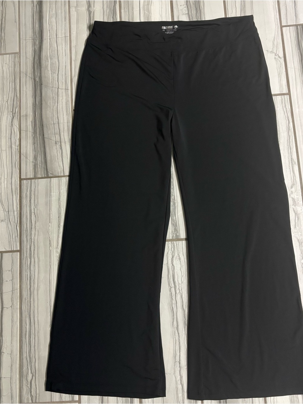 Reel Legends Black Wide-Leg Pull-On Pants
